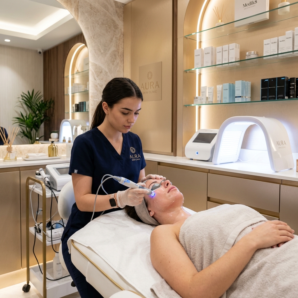 Skin analysis and consultation booth